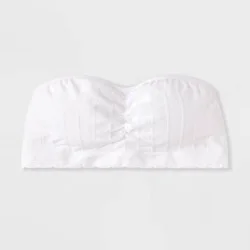 Girls' Strapless Bandeau Bra - art class™ White L