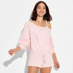 Women's Low-Rise Micro French Terry Pull-On Shorts - Wild Fable™ Light Pink M