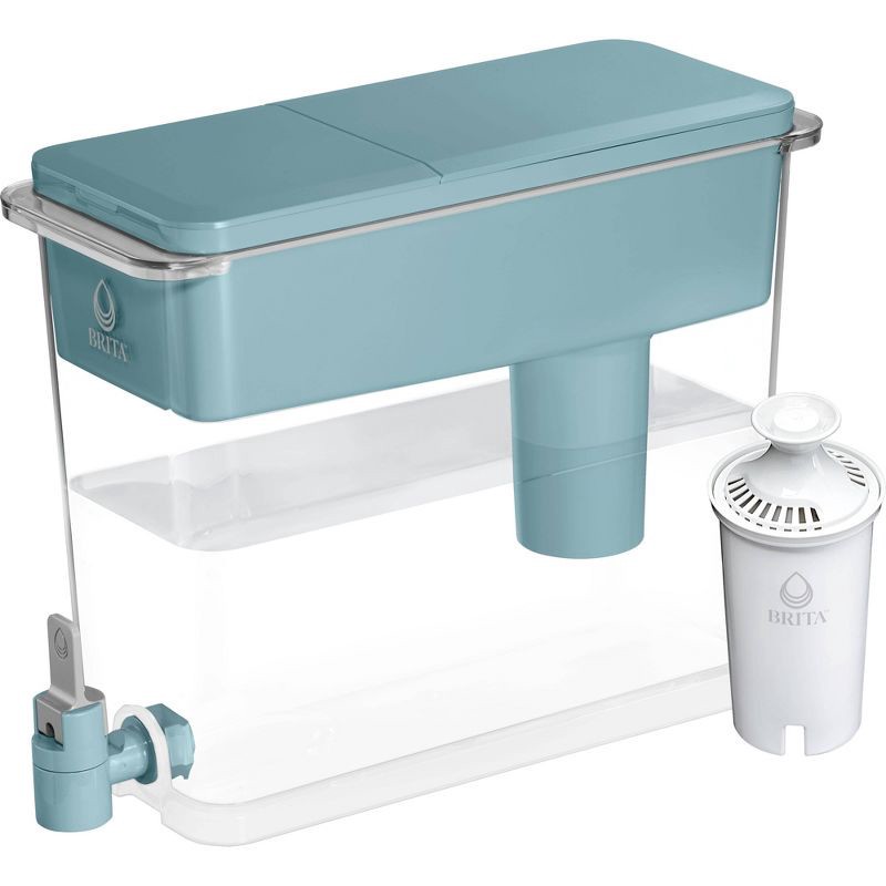 slide 1 of 11, Brita Ultramax 27 Cup Dispenser Stone Blue, 1 ct