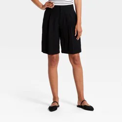 Women's Bermuda Shorts - A New Day™ Black 6