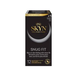 SKYN Snug Fit Non-Latex Lubricated Condoms - 12ct