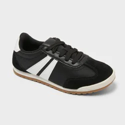 Kids' Thatcher Jogger Lace-Up Sneakers - Cat & Jack™ Black 2