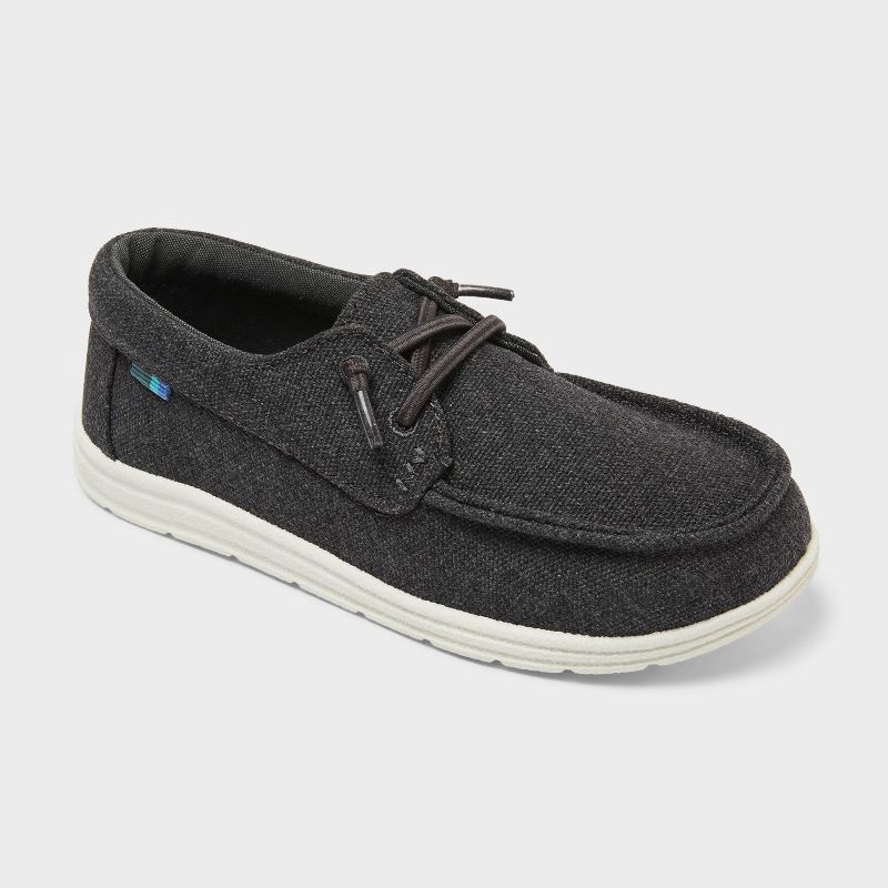 slide 1 of 4, Kids' Briar Slip-On Sneakers - Cat & Jack™ Black 13, 1 ct