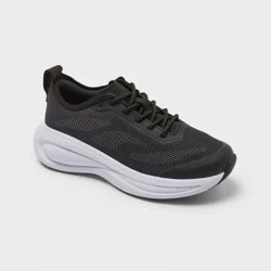 Kids' Mattias Lace-Up Performance Sneakers - All In Motion™ Black 3