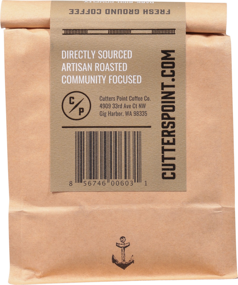 slide 7 of 9, Cutters Point Coffee Co. Dark Roast Fresh Ground Fishermen's Blend Coffee 12 oz, 12 oz