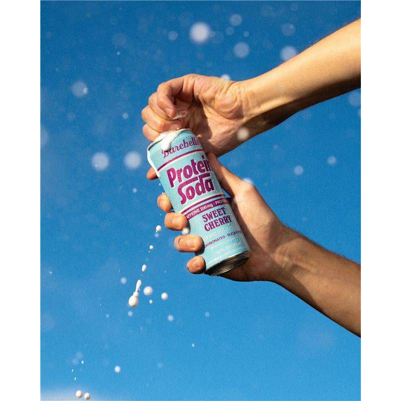 slide 3 of 5, Barebells Soda - Sweet Cherry - 12 fl oz, 12 fl oz