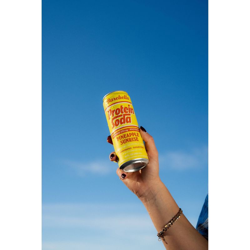 slide 2 of 5, Barebells Soda - Pineapple Sunrise - 12 fl oz, 12 fl oz