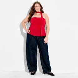Women's Scarf Tube Top - Wild Fable™ Red XXL