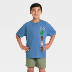 Boys' Roblox 'Grow a Garden' Short Sleeve Graphic T-Shirt - Blue XS