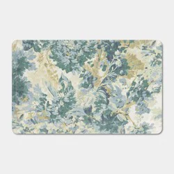 20"x32" Comfort Mat Blue Green Floral - Threshold™
