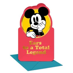 American Greetings Disney's Mickey Mouse Father's Day Card for Dad, Every Bit as Incredible, Includes Envelope