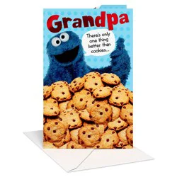 American Greetings Sesame Street Cookie Monster Father's Day Pop-up Card for Grandpa, Hope your Father's Day is sweet, Includes Envelope