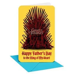 American Greetings Game of Thrones Father's Day Card for Husband, You Rule, Includes Envelope