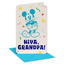American Greetings Disney's Mickey Mouse Father's Day Card for Grandpa, You're Mine, Includes Envelope