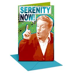 American Greetings Seinfeld Father's Day Card for Dad, Stress-Free Father's Day, Includes Envelopes