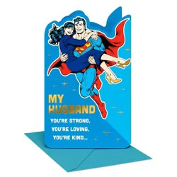 American Greetings Superman Father's Day Card for Husband, Heroes Really Do Exist, Includes Envelope
