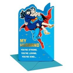 American Greetings Superman Father's Day Card for Husband, Heroes Really Do Exist, Includes Envelope