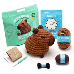 The Woobles Hugh the Capybara Extra Squeezy Crochet Kit