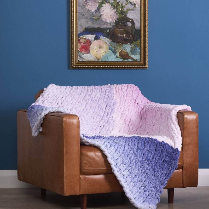 slide 5 of 6, Bernat Blanket Extra Thick Perfect Phasing Concrete, 1 ct