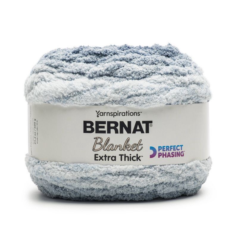 slide 1 of 6, Bernat Blanket Extra Thick Perfect Phasing Concrete, 1 ct