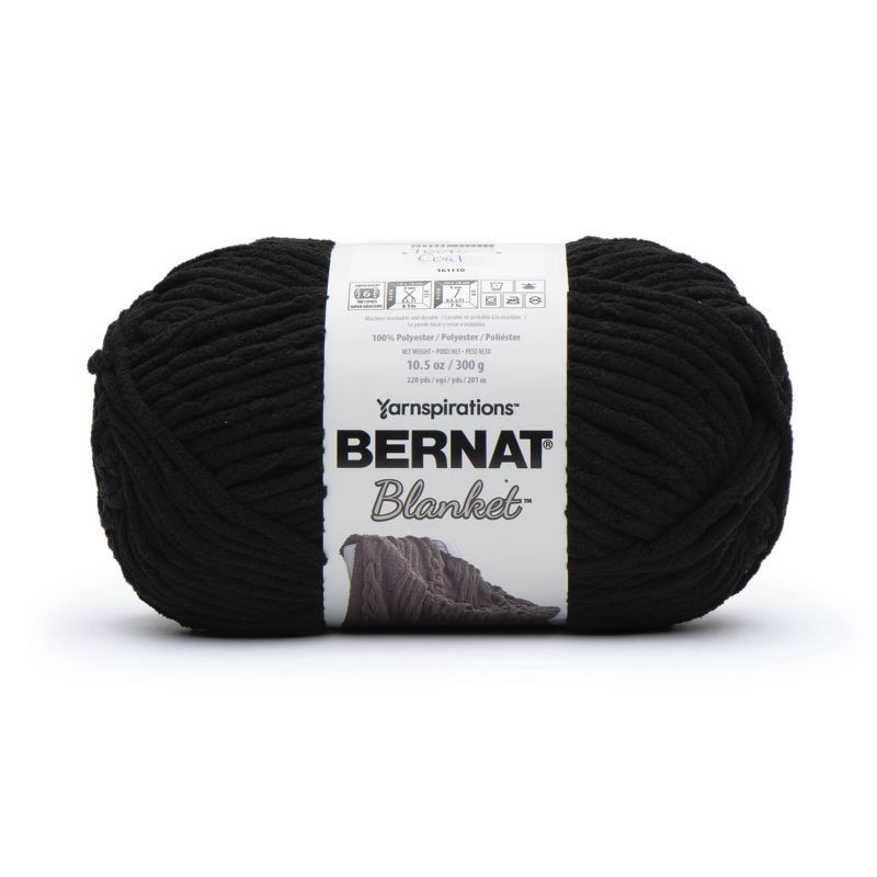 slide 1 of 2, Bernat Blanket Yarn Coal, 1 ct