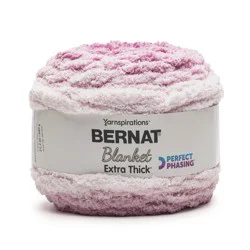 Bernat Blanket Extra Thick Perfect Phasing Fuchsia