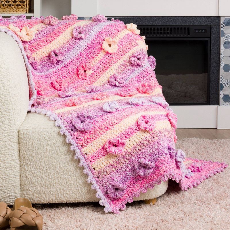 slide 6 of 6, Bernat Blanket Ethereal Stripes Parakeet, 1 ct