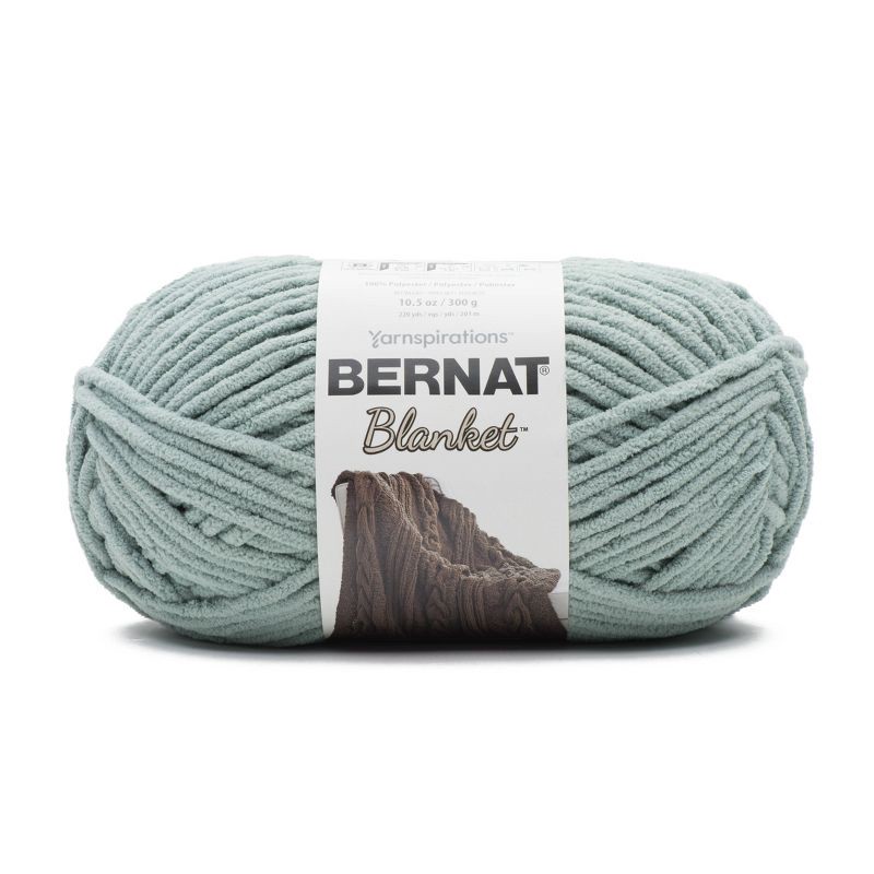 slide 1 of 2, Bernat Blanket Misty Green, 1 ct