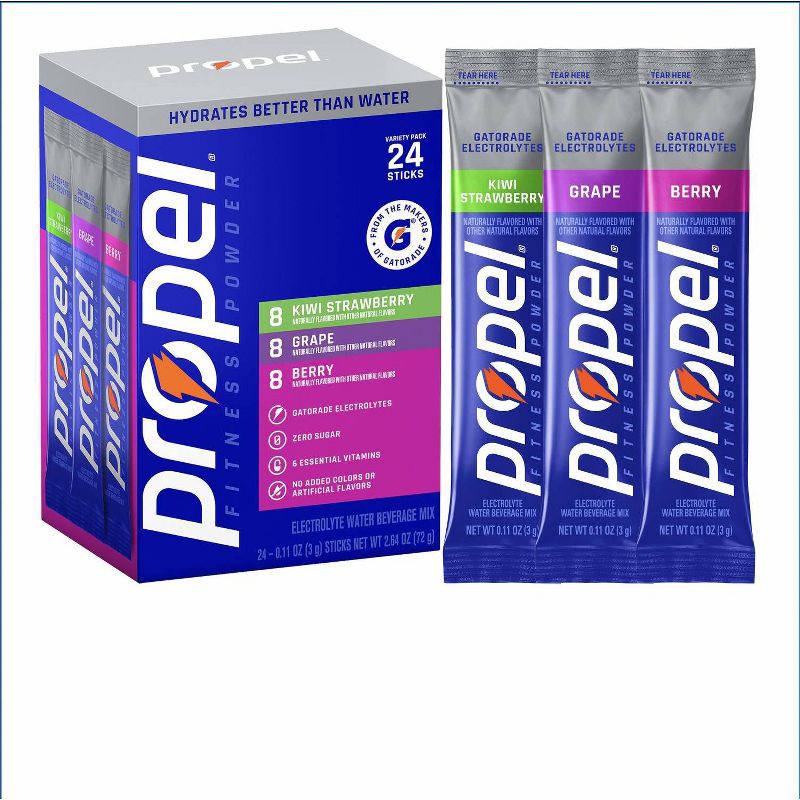slide 1 of 6, Propel Powder Sticks Variety Pack - 24ct, 24 ct