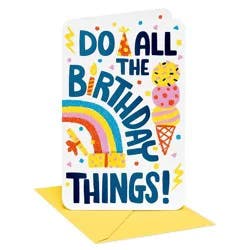 American Greetings Birthday Card for Kids, Birthday Things, Includes Envelope