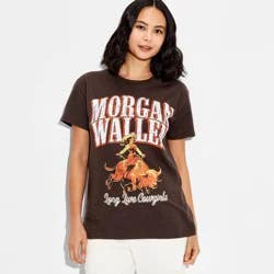 Women's Morgan Wallen Short Sleeve Graphic T-Shirt - Brown S