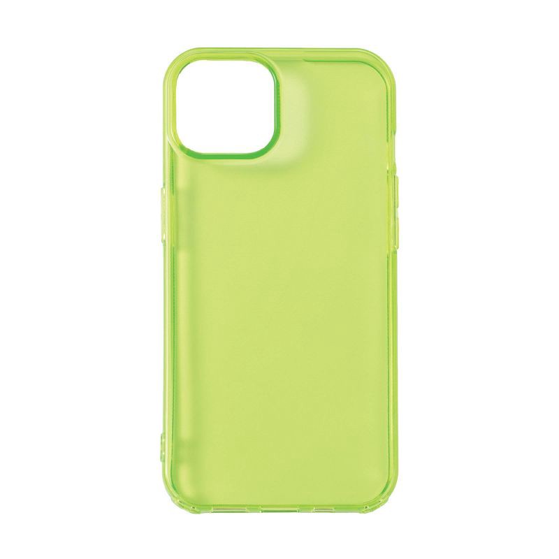 slide 1 of 4, GEMS Clear iPhone 17e/16e/15/14/13 Phone Case - Green, 1 ct