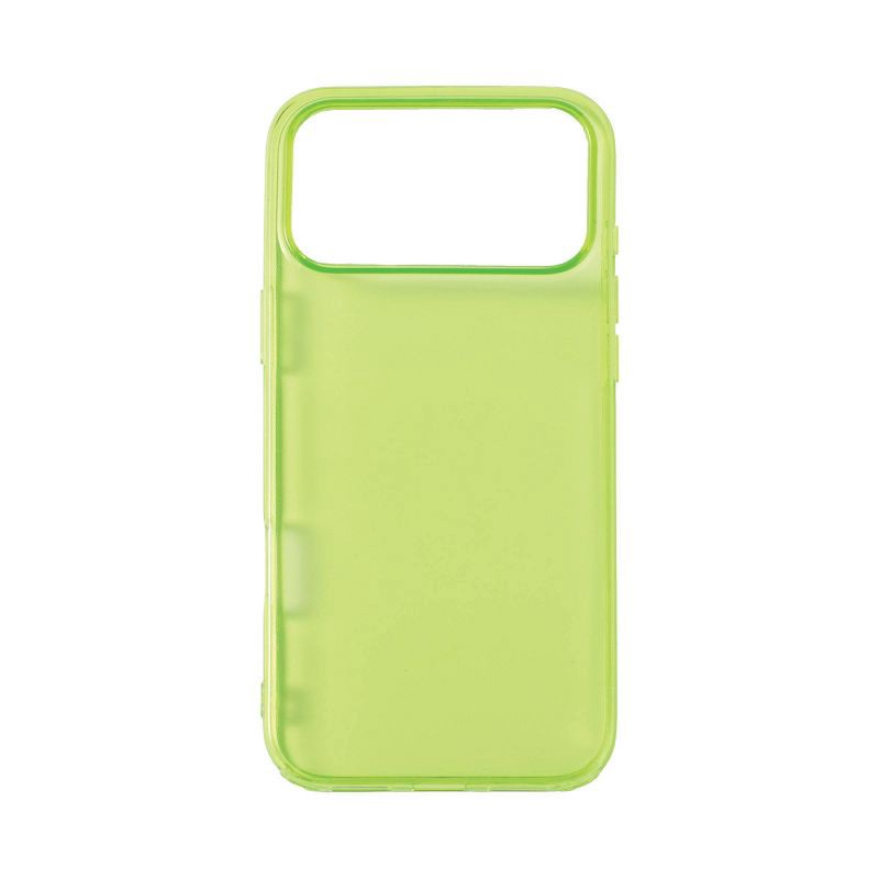slide 1 of 4, GEMS Clear iPhone 17 Pro Max Phone Case - Green, 1 ct