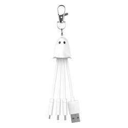 GEMS Figural Keychain Cable - Ghost