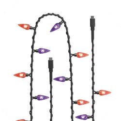 GEMS Light up USB-C Cable - Purple and Orange