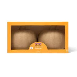2ct Halloween Craft Mache Pumpkin Bases - Mondo Llama™