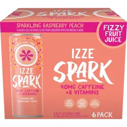 IZZE Spark Raspberry Peach - 8.4oz/6pk