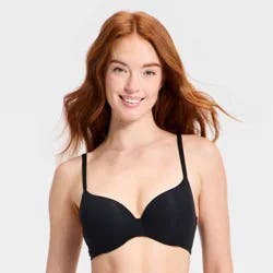 Women's Luxe Stretch Comfort Wire Demi Bra - Auden™ Black 32A