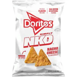 Doritos Simply NKD No Artificial Flavors Nacho Cheese Chips - 9.25oz
