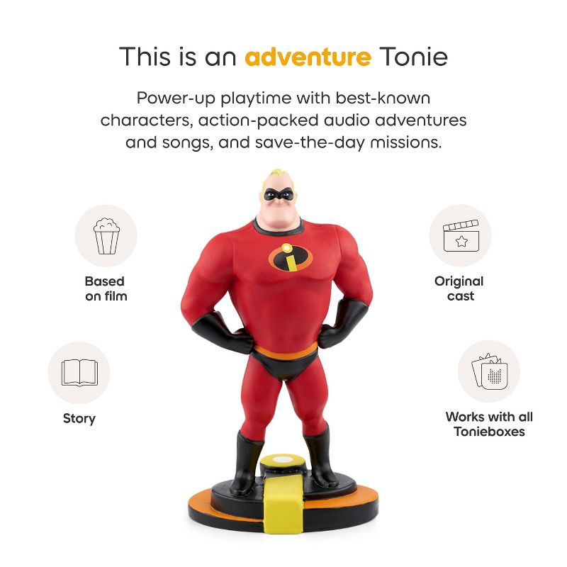 slide 5 of 7, tonies Disney & Pixar The Incredibles Tonie, 1 ct