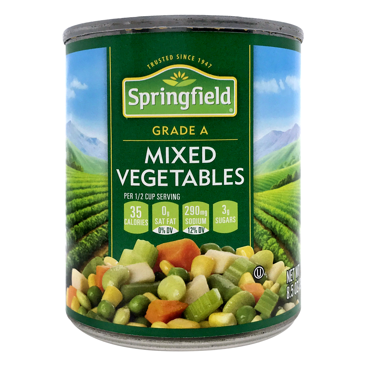 slide 1 of 1, Springfield Mixed Vegetables, 8.25 oz