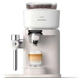 Philips Baristina Latte Automatic Coffee and Espresso Machine Milky White