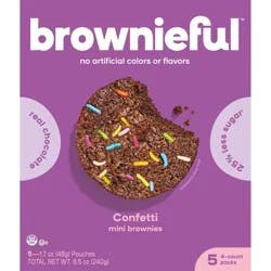 Bakeful Brownieful Confetti Brownie Bites - 8.5oz/20ct