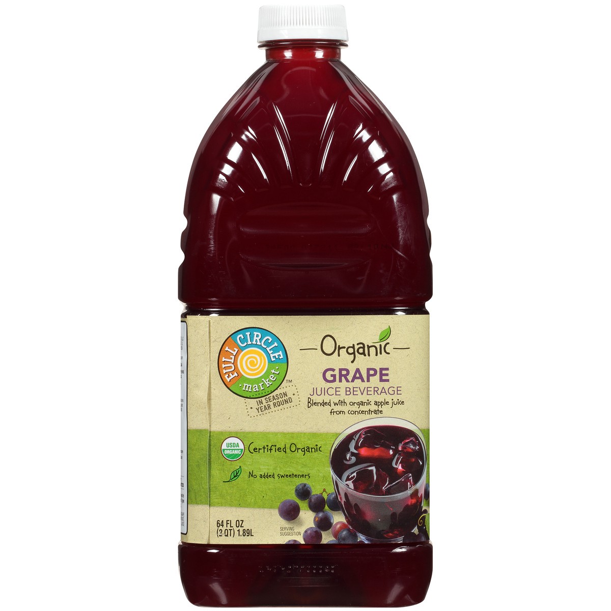 slide 9 of 14, Full Circle Market Organic Concord Grape Juice Beverage 64 fl oz, 64 fl oz