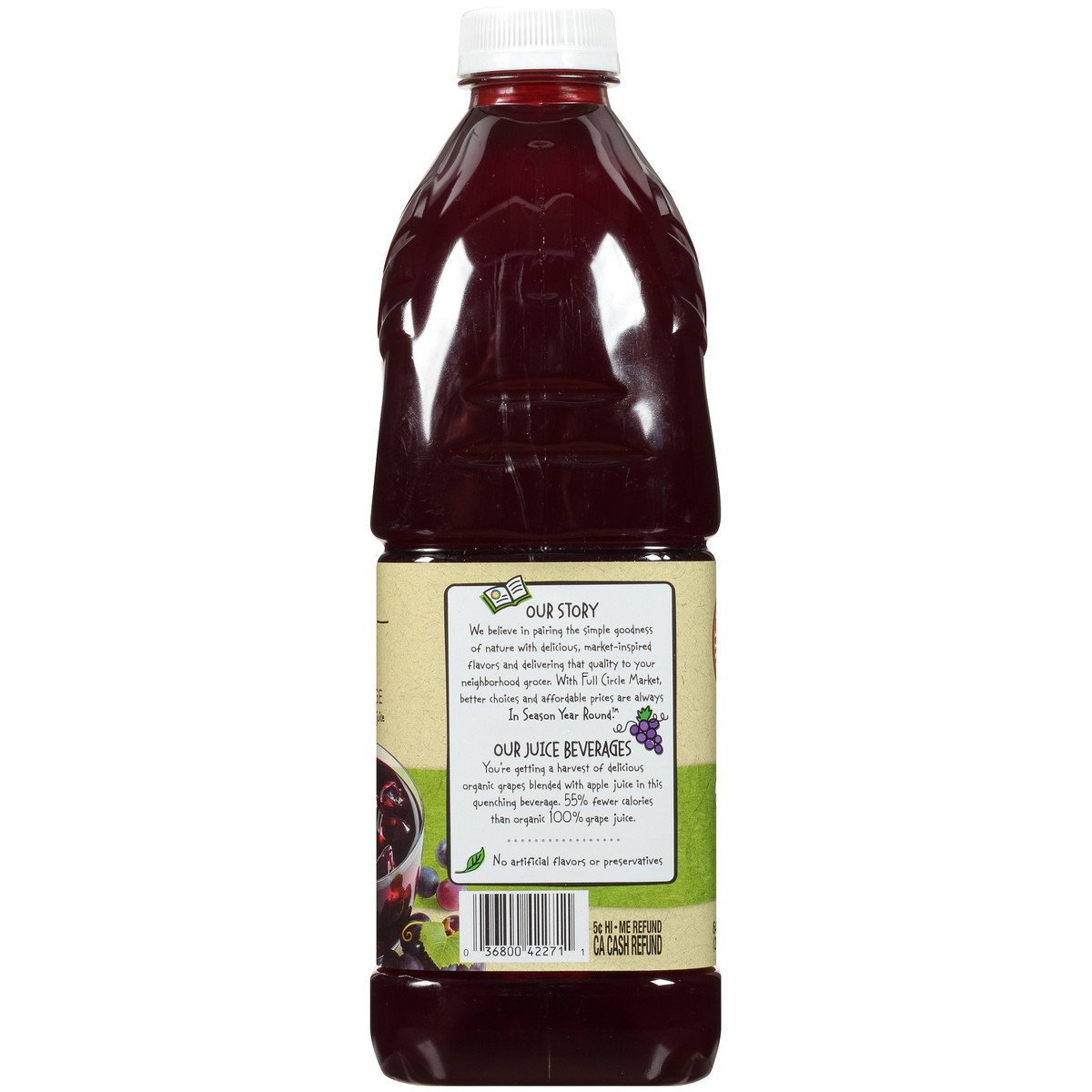 slide 13 of 14, Full Circle Market Organic Concord Grape Juice Beverage 64 fl oz, 64 fl oz