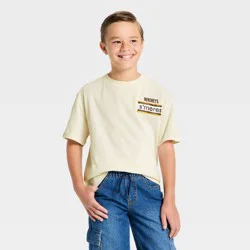 Boys' Hershey's S'mores Front and Back Short Sleeve Graphic T-Shirt - Beige M
