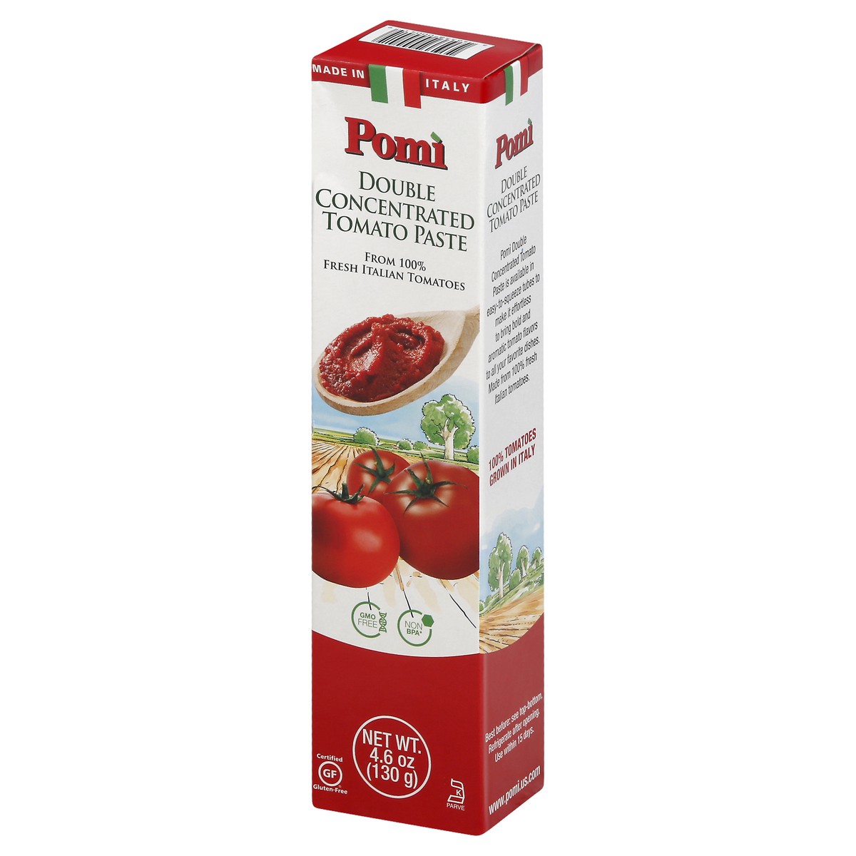 slide 9 of 10, Pomi Double Concentrated Tomato Paste 4.6 oz, 4.6 oz