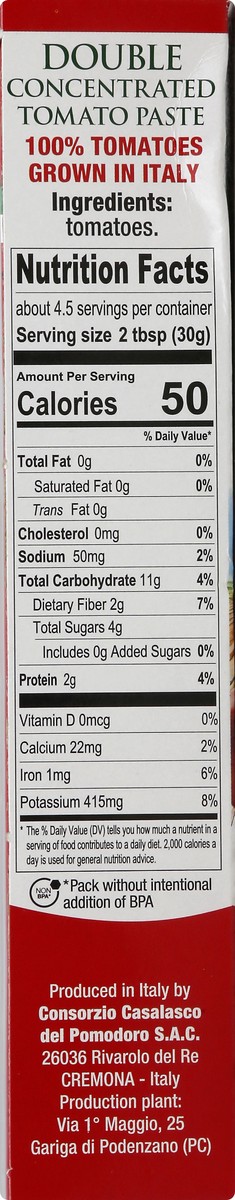 slide 5 of 10, Pomi Double Concentrated Tomato Paste 4.6 oz, 4.6 oz