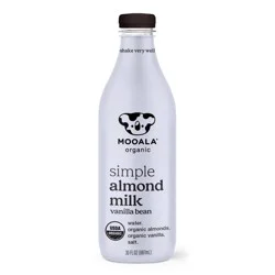 Mooala Organic Simple Almond Vanilla Bean Milk - 30fl oz