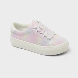 Kids' Wren Platform Lace-Up Sneakers - Cat & Jack™ Multicolor 13